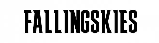 FALLING SKIES  フリーフォントのダウンロード