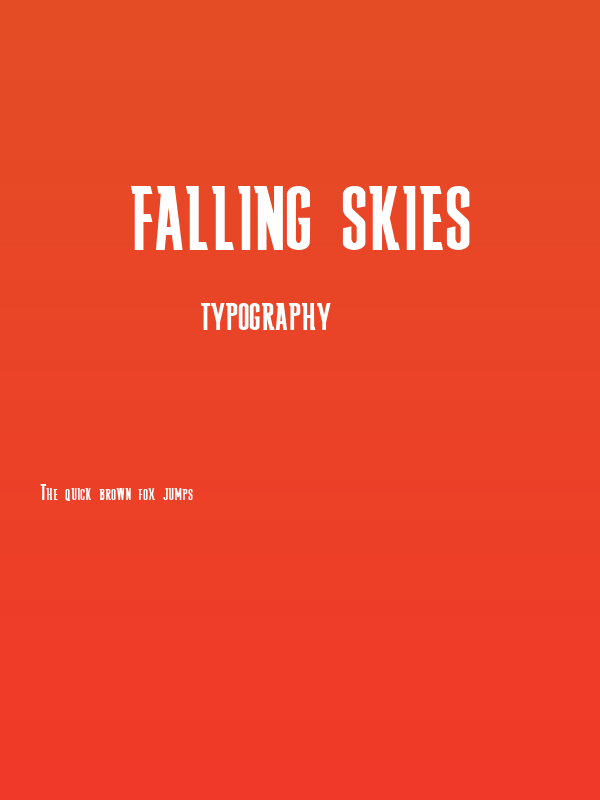 FALLING SKIES Poster