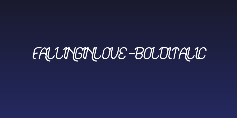 FALLINGINLOVE-BoldItalic Social Header