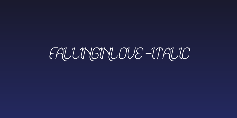 FALLINGINLOVE-Italic Social Header