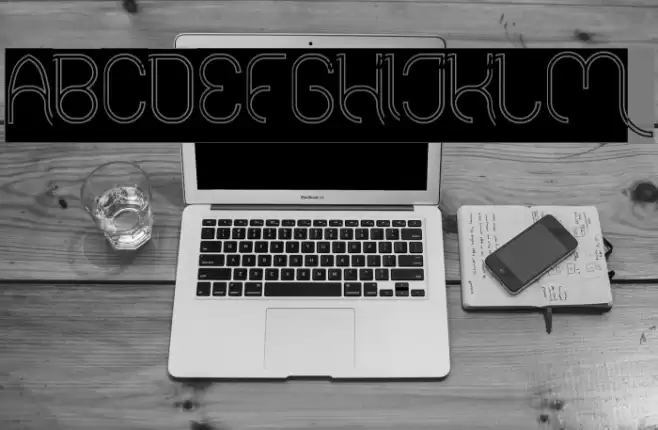 FALLINGINLOVEHollowInverse Font examples