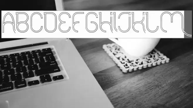 FALLINGINLOVEHollowInverse Font examples