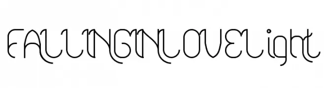 FALLINGINLOVELight  تنزيل الخطوط