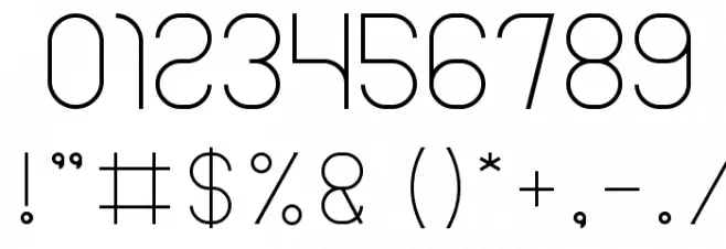 FALLINGINLOVELight Font OTHER CHARS