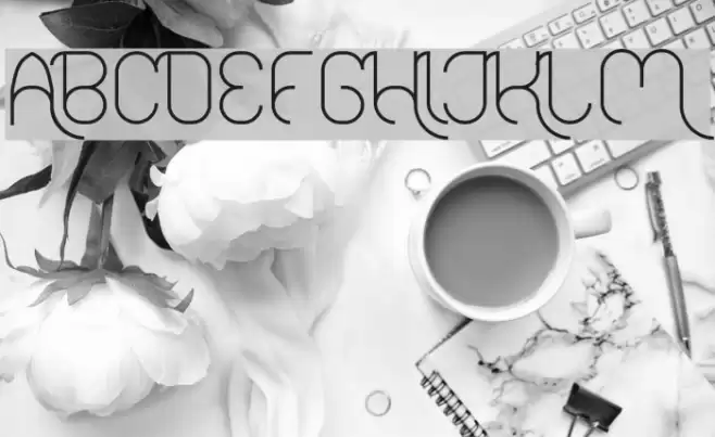 FALLINGINLOVELight Font examples