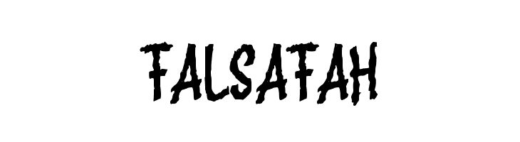 FALSAFAH  フリーフォントのダウンロード