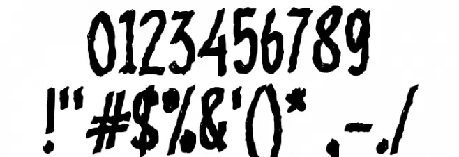 FALSAFAH Font OTHER CHARS