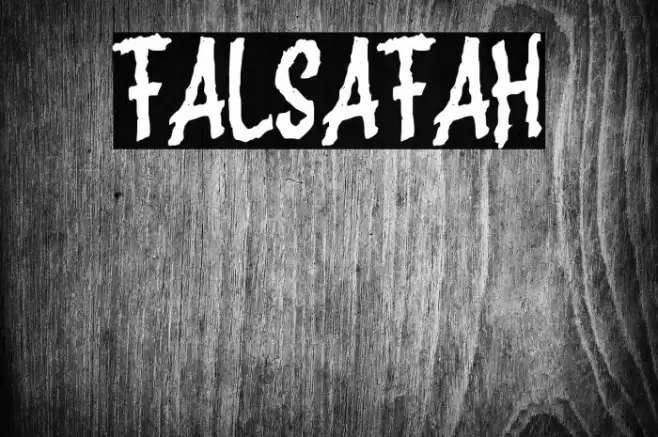 FALSAFAH Font examples