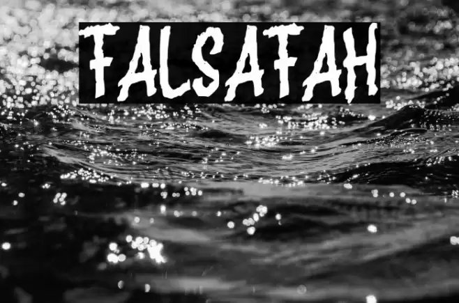FALSAFAH Font examples