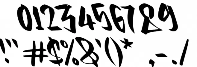 FALSETAG_ Font OTHER CHARS