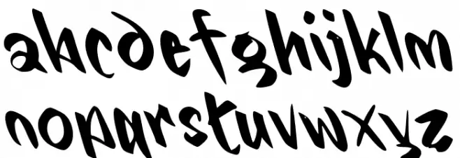 FALSETAG_ خط أحرف صغيرة