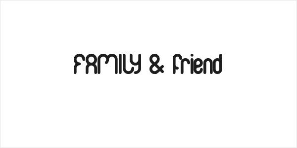 FAMILY & friend Logo