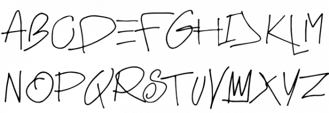 FAMOUS STARSS Font Litere mari