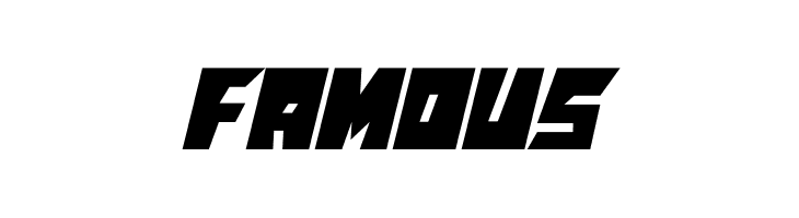 FAMOUS  لخطوط تنزيل
