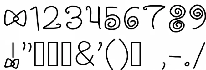 FANCY! Font OTHER CHARS