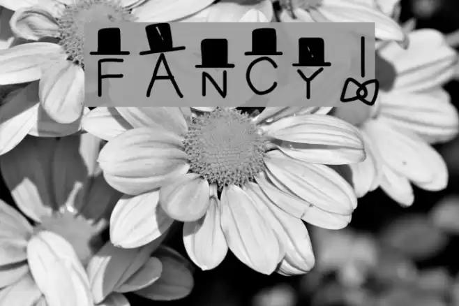 FANCY! Font examples