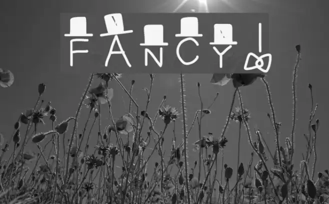 FANCY! Font examples