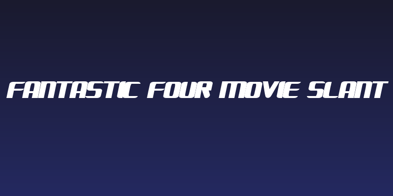FANTASTIC FOUR MOVIE SLANT Social Header