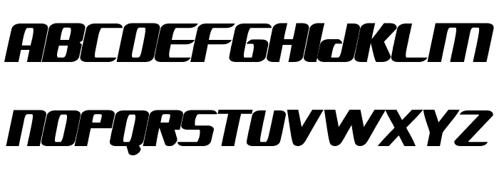 FANTASTIC FOUR MOVIE SLANT Font LOWERCASE