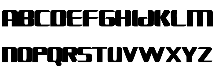 FANTASTIC FOUR MOVIE Font LOWERCASE