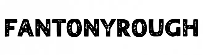 FANTONY ROUGH  Скачать бесплатные шрифты