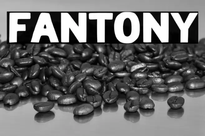 FANTONY Font examples
