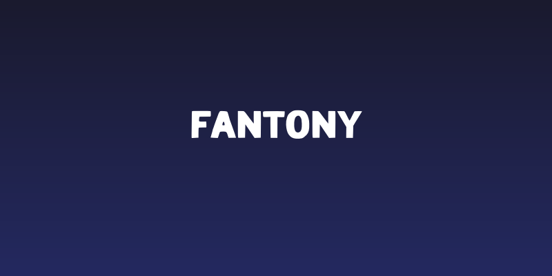 FANTONY Social Header