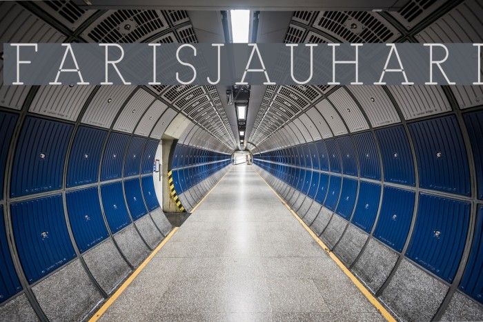 FARISJAUHARI Font examples