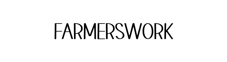 FARMERS WORK  font caratteri gratis