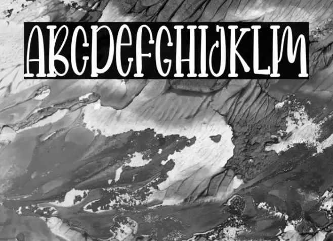 FARMHOUSE RECIPE Font examples