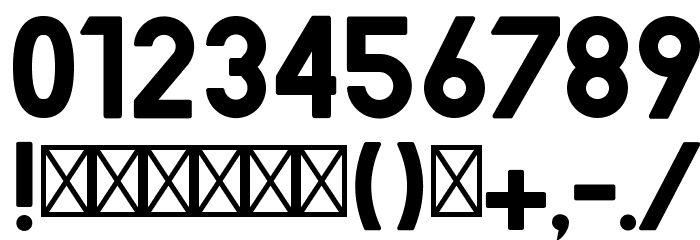 FARRAY Font OTHER CHARS