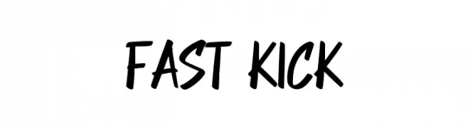 FAST KICK  Descarca Fonturi Gratis