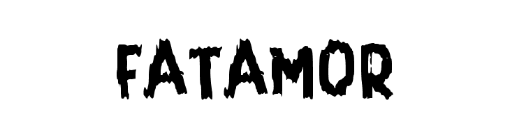 FATAMOR  les polices de caractères gratuit tlcharger