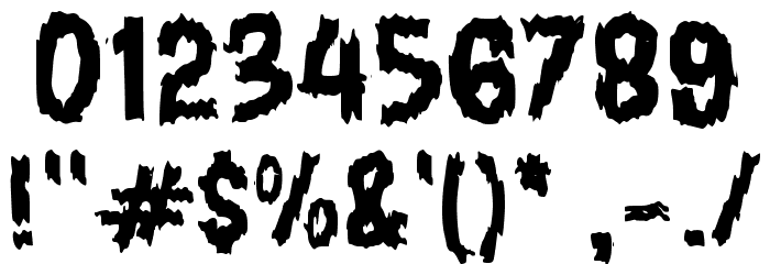 FATAMOR Font OTHER CHARS