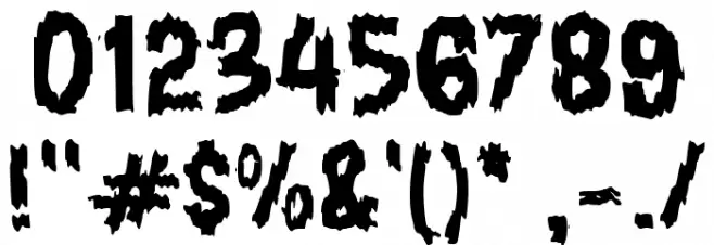 FATAMOR Font OTHER CHARS