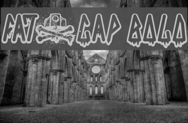 FAT&CAP Bold Font examples