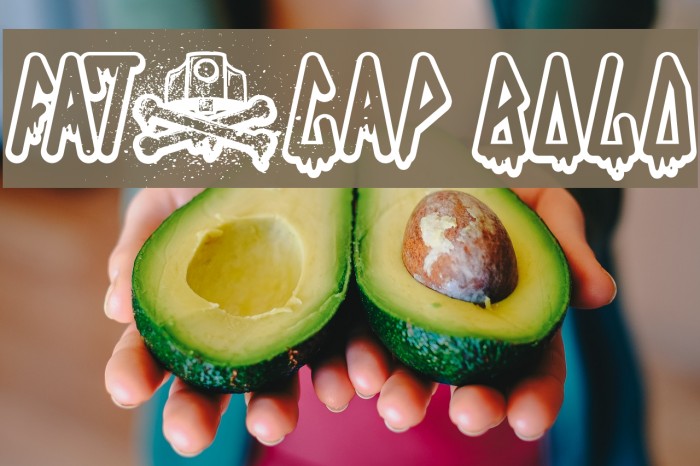 FAT&CAP Bold Font examples