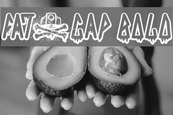 FAT&CAP Bold Font examples