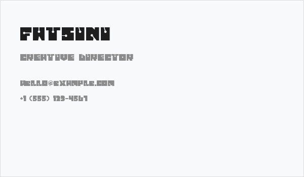 FATSINI Business Card