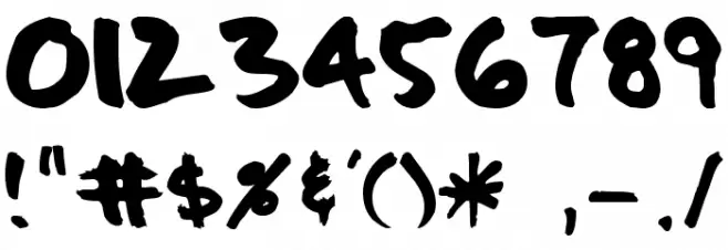 FATTIP Font OTHER CHARS