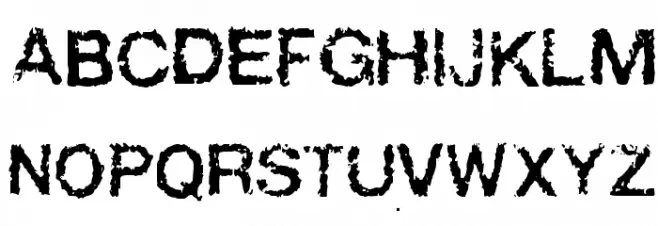 FAXADA フォント 大文字