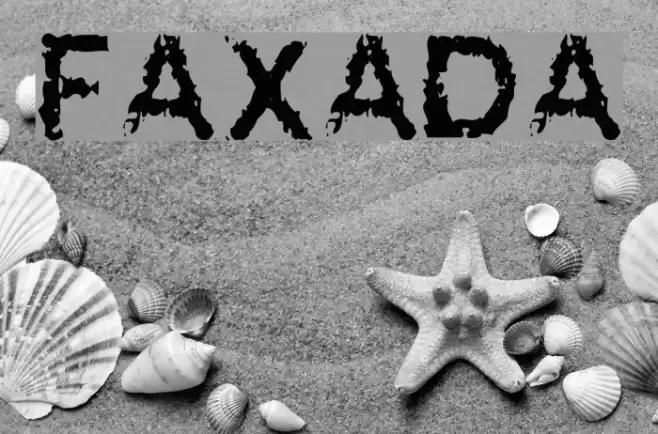 FAXADA Font examples