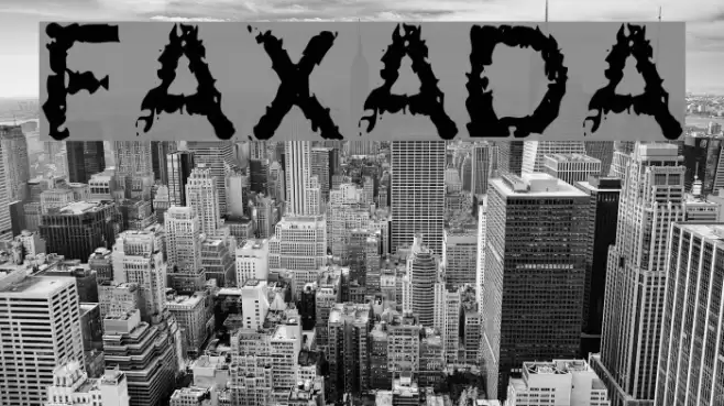 FAXADA Font examples