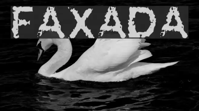 FAXADA Font examples