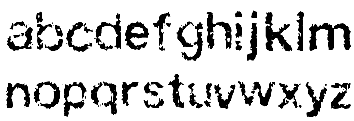 FAXADA Font LOWERCASE