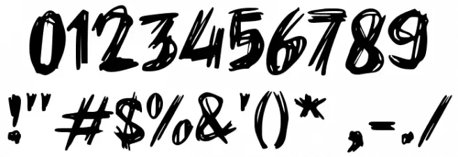 FaR ALoNE Font OTHER CHARS