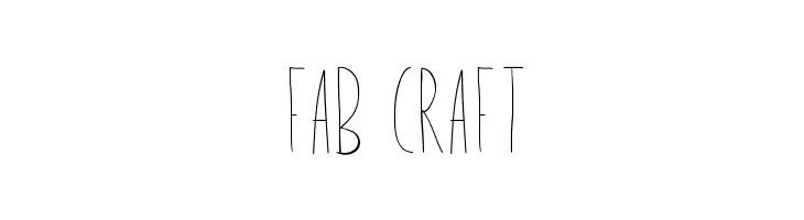 Fab Craft  Free Fonts Download