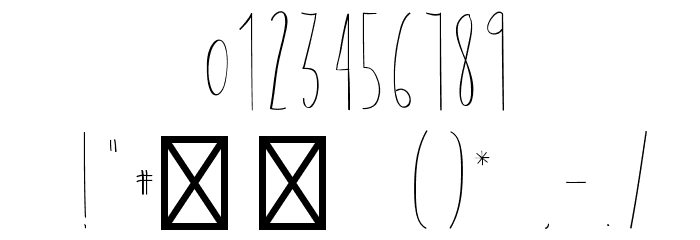 Fab Craft フォント その他の文字