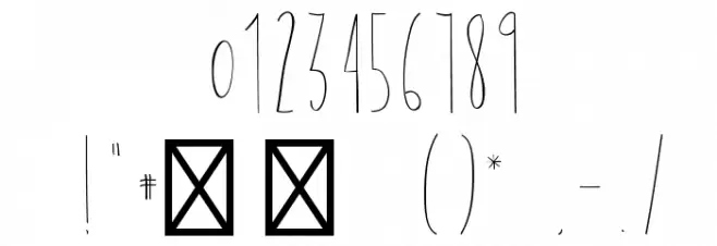 Fab Craft フォント その他の文字