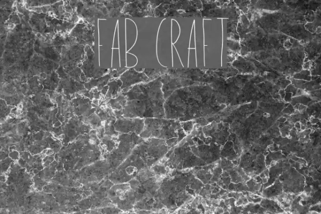 Fab Craft フォント examples